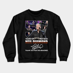 Thank You For The Memories 57 Years Of 19632020 Signature Crewneck Sweatshirt